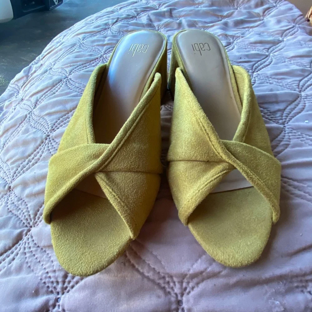 50%off w❤️ Cabi Marigold Mules - Style 6018 sz 7 S16 - Picture 7 of 10